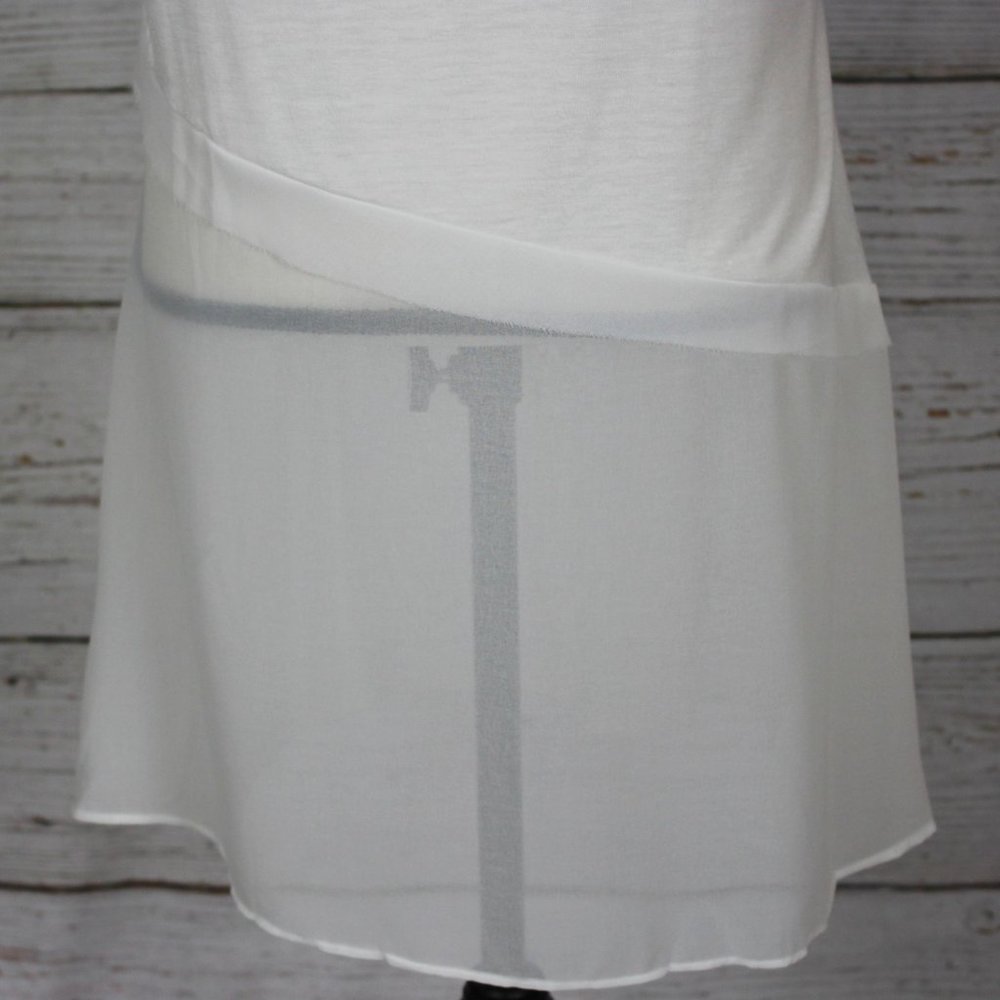 TRADED- NWT Monoreno White Swim Cover-Up Large - Picture 9 of 10